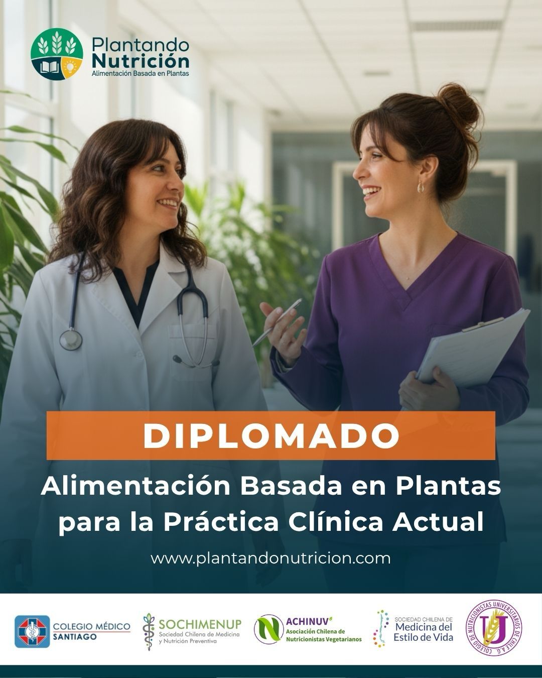 Diplomado Alimentación Basada en Plantas para la Práctica Clínica Actual