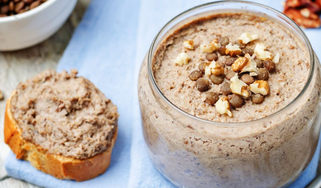 RECETA: Pasta de lentejas y nueces